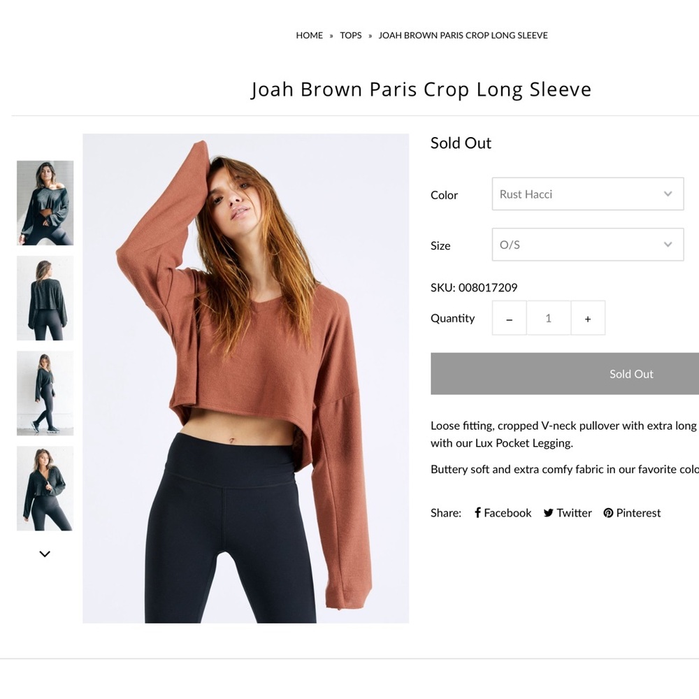 ISO joah brown Paris crop - rust